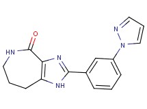 2-[3-(1H-pyrazol-1-yl)phenyl]-5,6,7,8-tetrahydroimidazo[4,5-c]azepin-4(1H)-one