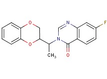3-[1-(2,3-dihydro-1,4-benzodioxin-2-yl)ethyl]-7-fluoroquinazolin-4(3H)-one