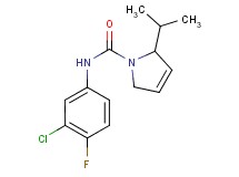 N-(3-chloro-4-fluorophenyl)-2-isopropyl-2,5-dihydro-1H-pyrrole-1-carboxamide