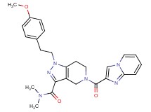 5-(imidazo[1,2-a]pyridin-2-ylcarbonyl)-1-[2-(4-methoxyphenyl)ethyl]-N,N-dimethyl-4,5,6,7-tetrahydro-1H-pyrazolo[4,3-c]pyridine-3-carboxamide