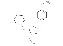 [(3R*,4R*)-1-[4-(methylthio)benzyl]-4-(piperidin-1-ylmethyl)pyrrolidin-3-yl]methanol