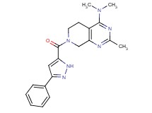 N,N,2-trimethyl-7-[(3-phenyl-1H-pyrazol-5-yl)carbonyl]-5,6,7,8-tetrahydropyrido[3,4-d]pyrimidin-4-amine