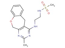 N-{2-[(2-methyl-5,11-dihydro[1]benzoxepino[3,4-d]pyrimidin-4-yl)amino]ethyl}methanesulfonamide