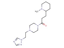 1-[3-(1-methyl-2-piperidinyl)propanoyl]-4-[2-(1H-1,2,4-triazol-1-yl)ethyl]piperazine