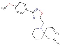 2,2-diallyl-1-{[3-(4-methoxyphenyl)-1,2,4-oxadiazol-5-yl]methyl}piperidine