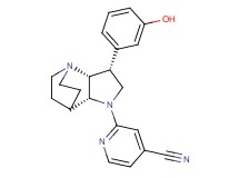 2-[(3R*,3aR*,7aR*)-3-(3-hydroxyphenyl)hexahydro-4,7-ethanopyrrolo[3,2-b]pyridin-1(2H)-yl]isonicotinonitrile