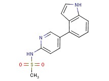 N-[5-(1H-indol-4-yl)pyridin-2-yl]methanesulfonamide