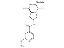 N-[(7R,8aS)-1,4-dioxooctahydropyrrolo[1,2-a]pyrazin-7-yl]-2-methoxyisonicotinamide