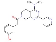 3-{2-[4-(dimethylamino)-2-pyridin-3-yl-5,8-dihydropyrido[3,4-d]pyrimidin-7(6H)-yl]-2-oxoethyl}phenol