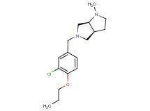 (3aS*,6aS*)-5-(3-chloro-4-propoxybenzyl)-1-methyloctahydropyrrolo[3,4-b]pyrrole