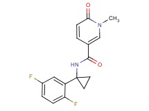 N-[1-(2,5-difluorophenyl)cyclopropyl]-1-methyl-6-oxo-1,6-dihydropyridine-3-carboxamide