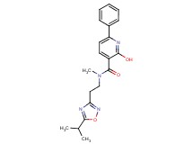 2-hydroxy-N-[2-(5-isopropyl-1,2,4-oxadiazol-3-yl)ethyl]-N-methyl-6-phenylnicotinamide