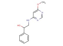 2-[(6-methoxy-4-pyrimidinyl)amino]-1-phenylethanol trifluoroacetate (salt)