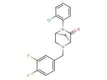 (1S*,4S*)-2-(2-chlorophenyl)-5-(3,4-difluorobenzyl)-2,5-diazabicyclo[2.2.1]heptan-3-one