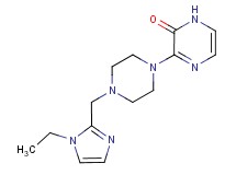 3-{4-[(1-ethyl-1H-imidazol-2-yl)methyl]piperazin-1-yl}pyrazin-2(1H)-one