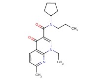 N-cyclopentyl-1-ethyl-7-methyl-4-oxo-N-propyl-1,4-dihydro-1,8-naphthyridine-3-carboxamide