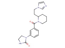 1-[3-({2-[2-(1H-imidazol-1-yl)ethyl]-1-piperidinyl}carbonyl)phenyl]-2-imidazolidinone