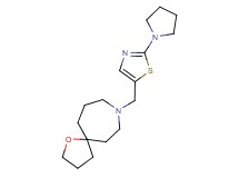 8-[(2-pyrrolidin-1-yl-1,3-thiazol-5-yl)methyl]-1-oxa-8-azaspiro[4.6]undecane