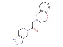 4-[2-oxo-2-(1,4,6,7-tetrahydro-5H-pyrazolo[4,3-c]pyridin-5-yl)ethyl]-2,3,4,5-tetrahydro-1,4-benzoxazepine