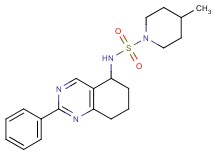 4-methyl-N-(2-phenyl-5,6,7,8-tetrahydroquinazolin-5-yl)piperidine-1-sulfonamide