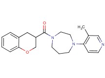 1-(3,4-dihydro-2H-chromen-3-ylcarbonyl)-4-(3-methylpyridin-4-yl)-1,4-diazepane