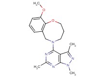 10-methoxy-5-(1,3,6-trimethyl-1H-pyrazolo[3,4-d]pyrimidin-4-yl)-3,4,5,6-tetrahydro-2H-1,5-benzoxazocine