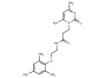 3-(4,6-dimethyl-2-oxopyrimidin-1(2H)-yl)-N-[2-(mesityloxy)ethyl]propanamide