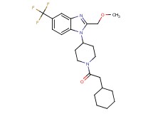 1-[1-(cyclohexylacetyl)-4-piperidinyl]-2-(methoxymethyl)-5-(trifluoromethyl)-1H-benzimidazole