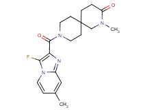 9-[(3-fluoro-7-methylimidazo[1,2-a]pyridin-2-yl)carbonyl]-2-methyl-2,9-diazaspiro[5.5]undecan-3-one
