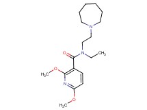 N-(2-azepan-1-ylethyl)-N-ethyl-2,6-dimethoxynicotinamide