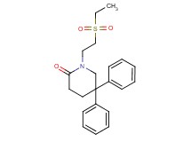 1-[2-(ethylsulfonyl)ethyl]-5,5-diphenylpiperidin-2-one