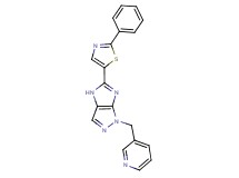 5-(2-phenyl-1,3-thiazol-5-yl)-1-(3-pyridinylmethyl)-1,4-dihydroimidazo[4,5-c]pyrazole