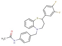 N-(4-{[2-(3,4-difluorophenyl)-3,4-dihydro-1,5-benzothiazepin-5(2H)-yl]methyl}phenyl)acetamide