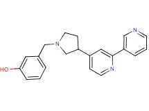 3-{[3-(2,3'-bipyridin-4-yl)pyrrolidin-1-yl]methyl}phenol