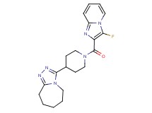 3-{1-[(3-fluoroimidazo[1,2-a]pyridin-2-yl)carbonyl]-4-piperidinyl}-6,7,8,9-tetrahydro-5H-[1,2,4]triazolo[4,3-a]azepine