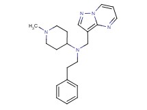 1-methyl-N-(2-phenylethyl)-N-(pyrazolo[1,5-a]pyrimidin-3-ylmethyl)piperidin-4-amine