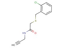 2-[(2-chlorobenzyl)thio]-N-prop-2-yn-1-ylacetamide
