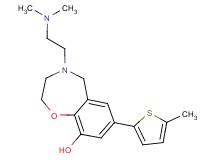 4-[2-(dimethylamino)ethyl]-7-(5-methyl-2-thienyl)-2,3,4,5-tetrahydro-1,4-benzoxazepin-9-ol