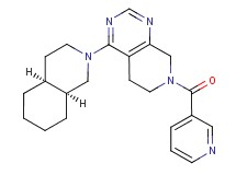 4-[(4aS*,8aS*)-octahydroisoquinolin-2(1H)-yl]-7-(pyridin-3-ylcarbonyl)-5,6,7,8-tetrahydropyrido[3,4-d]pyrimidine