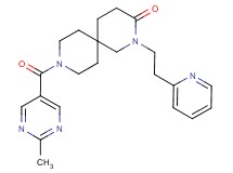 9-[(2-methylpyrimidin-5-yl)carbonyl]-2-(2-pyridin-2-ylethyl)-2,9-diazaspiro[5.5]undecan-3-one