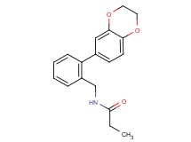 N-[2-(2,3-dihydro-1,4-benzodioxin-6-yl)benzyl]propanamide