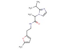 2-(2-isopropyl-1H-imidazol-1-yl)-N-[2-(5-methyl-2-furyl)ethyl]propanamide