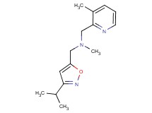 1-(3-isopropylisoxazol-5-yl)-N-methyl-N-[(3-methylpyridin-2-yl)methyl]methanamine