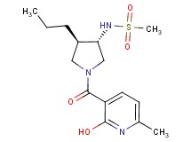 N-{rel-(3S,4R)-1-[(2-hydroxy-6-methyl-3-pyridinyl)carbonyl]-4-propyl-3-pyrrolidinyl}methanesulfonamide