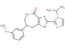 2-(1-isopropyl-1H-imidazol-2-yl)-7-(3-methoxyphenyl)-5,6,7,8-tetrahydroimidazo[4,5-c]azepin-4(1H)-one