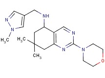 7,7-dimethyl-N-[(1-methyl-1H-pyrazol-4-yl)methyl]-2-(4-morpholinyl)-5,6,7,8-tetrahydro-5-quinazolinamine