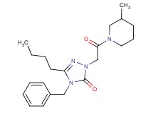 4-benzyl-5-butyl-2-[2-(3-methyl-1-piperidinyl)-2-oxoethyl]-2,4-dihydro-3H-1,2,4-triazol-3-one