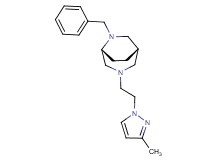 (1S*,5R*)-6-benzyl-3-[2-(3-methyl-1H-pyrazol-1-yl)ethyl]-3,6-diazabicyclo[3.2.2]nonane