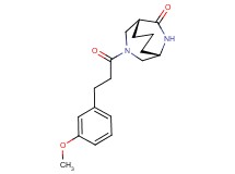(1S*,5R*)-3-[3-(3-methoxyphenyl)propanoyl]-3,9-diazabicyclo[3.3.2]decan-10-one