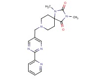 1,3-dimethyl-8-[(2-pyridin-2-ylpyrimidin-5-yl)methyl]-1,3,8-triazaspiro[4.5]decane-2,4-dione
